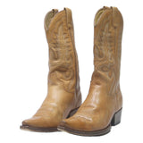 SENDRA Womens Western Tan Leather Cowboy Boots UK 6 Classic Stylish Durable