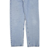 WRANGLER Womens Light Blue Regular Straight Denim Jeans W34 L30 Zip Cotton Blend