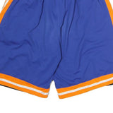 Mens Blue & Orange Sports Shorts Size M W28 Number 28 Casual Athletic Wear