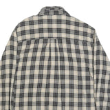 CHAPS RALPH LAUREN Mens Beige & Black Check Shirt L Casual Cotton Button-Down