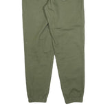 BLUE MOTION Mens Cotton Blend Olive Regular Fit Drawstring Trousers W32 L28
