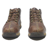 TIMBERLAND Brown Boys Lace-Up Leather Boots UK 6 Durable Outdoor Footwear