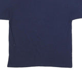 JERZEES Mens Navy Blue L Physical Education Graphic T-Shirt Short Sleeve Crew