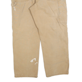 DICKIES Mens Regular Fit Beige Jeans Cotton Blend Zip W38 L30 Workwear Durable