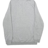 PUMA Mens Grey Hoodie L Cotton Blend Pullover Casual Sweatshirt