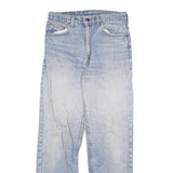 LEVI'S Mens Regular Fit Blue Denim Jeans Button W29 L31 Classic Straight