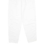 ESPRIT Womens Cotton White Classic Straight Trousers W26 L34 Casual Zip