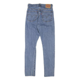 LEVI'S 501S Womens Jeans Blue Slim Skinny Denim Medium W25 L29 Classic Button