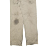 CARHARTT Mens Regular Beige Cotton Blend Workwear Trousers W30 L32