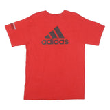 ADIDAS Mens Red 2002 Simplot Games Graphic T-Shirt S Short Sleeve Crew Neck