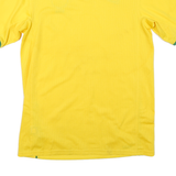 NIKE Mens Yellow & Green Brasil Football Style S Short Sleeve V-Neck Polyester
