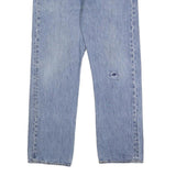 LEVI'S 501 Mens Jeans Blue Regular Straight Denim Light W35 L30 Classic Fit