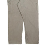 CARHARTT Mens Cotton Blend Beige Relaxed Straight Trousers W40 L32 Workwear