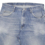WRANGLER Mens Denim Blue Casual Shorts 2XL W36 Cotton Blend Classic Fit