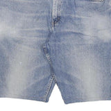 WRANGLER Mens Denim Blue Casual Shorts 2XL W36 Cotton Blend Classic Fit