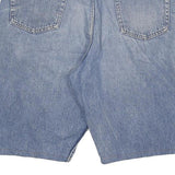 WRANGLER Mens Denim Blue Casual Shorts 2XL W36 Cotton Blend Classic Fit