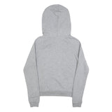 NIKE Womens Grey Hoodie S Cotton Blend Pullover Sports Casual Sweatshirt
