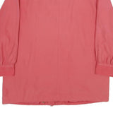 Womens Pink Jacket UK 16 Polyester Zip Plain Casual Lightweight Outerwear