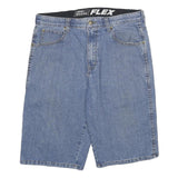 DICKIES Mens Shorts Blue Casual Loose L W34 Denim Workwear