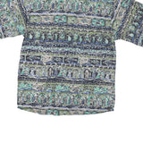 THE TERRITORY AHEAD Mens Green & Beige Pattern Cotton Blend Shirt XL Casual