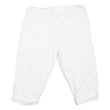 LEVI'S Womens White Casual Shorts L W36 Cotton Blend Comfort Fit