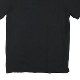 AIR JORDAN Mens Black Graphic T-Shirt L Short Sleeve Crew Neck Cotton Blend