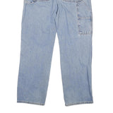 DICKIES Mens Relaxed Light Blue Denim Jeans W32 L30 Workwear Utility Zip Pockets