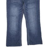 Ariya Womens Blue Regular Straight Denim Jeans W34 L25 Stylish Casual Zip