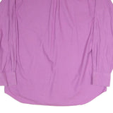 NAUTICA Mens Purple L Button Down Cotton Blend Shirt Classic Fit Casual Wear