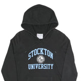 CHAMPION Womens Black Stockton University Pullover Hoodie M Cotton Blend