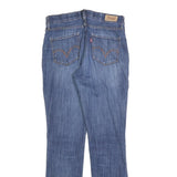 LEVI'S Womens Jeans Blue Regular Straight Denim Medium W28 L32 Classic Fit Zip