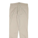 CALVIN KLEIN Mens Regular Fit Beige Cotton Blend Trousers W30 L30 Classic