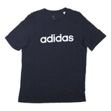 ADIDAS Mens Black Modern T-Shirt M Short Sleeve Crew Neck Cotton Blend