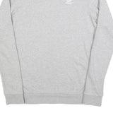 NIKE Mens Grey Cotton Blend Crew Neck S Sweatshirt Casual Lightweight