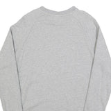 NIKE Mens Grey Cotton Blend Crew Neck S Sweatshirt Casual Lightweight