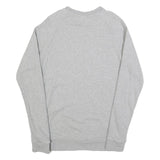 NIKE Mens Grey Cotton Blend Crew Neck S Sweatshirt Casual Lightweight