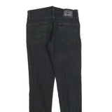 LEVI'S Mens Jeans Black Slim Skinny Denim W30 L32 Classic Zip Cotton Blend