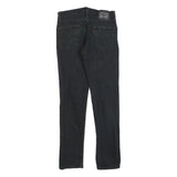 LEVI'S Mens Jeans Black Slim Skinny Denim W30 L32 Classic Zip Cotton Blend