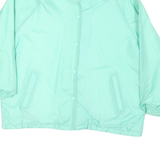 BALAIR Womens Mint Green Nylon Button Jacket XL Lightweight Casual Outerwear