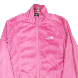 THE NORTH FACE Womens Pink Fleece Jacket XL Polyester Blend Zip Casual Outdoor