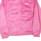 THE NORTH FACE Womens Pink Fleece Jacket XL Polyester Blend Zip Casual Outdoor