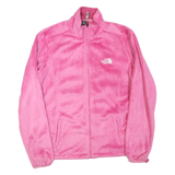 THE NORTH FACE Womens Pink Fleece Jacket XL Polyester Blend Zip Casual Outdoor