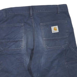 CARHARTT Mens Shorts Blue Casual M W31 Workwear Cotton Blend Relaxed Fit