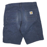 CARHARTT Mens Shorts Blue Casual M W31 Workwear Cotton Blend Relaxed Fit
