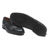 CLERGET Mens Leather Black Derby Shoes UK 9.5 Classic Formal Footwear