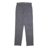 CARHARTT Mens Cotton Blend Grey Relaxed Straight Trousers W32 L36 Workwear