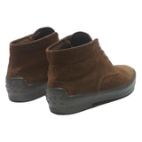 TODS Brown Suede Mens Ankle Boots UK 5.5 Lace-Up Casual Comfortable