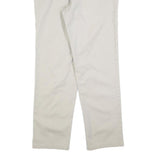 DOCKERS Mens Regular Beige Cotton Blend Trousers W34 L34 Zip Closure Plain