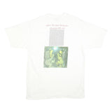 ONEITA Mens White XL Graphic T-Shirt Short Sleeve Crew Neck Cartoon Print