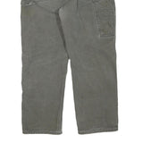 DICKIES Mens Regular Fit Straight Denim Grey W38 L30 Workwear Casual Jeans